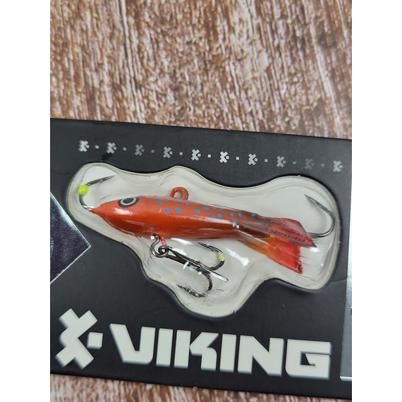 Балансир Viking Fishing Yeti Ice Jig 30mm 5.0g #07 Coral Trout, Розмір/Вага: 30мм/5г, Колір балансиру: #7 Coral Trout, фото , изображение 6