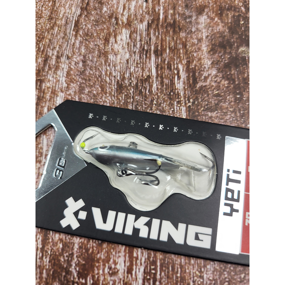 Балансир Viking Fishing Yeti Ice Jig 30mm 5.0g #14 Dark Mackerel, Размер/Вес: 30мм/5г, Колір балансиру: #14 Dark Mackerel, фото , изображение 7