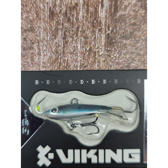 Балансир Viking Fishing Yeti Ice Jig 30mm 5.0g #14 Dark Mackerel, Размер/Вес: 30мм/5г, Колір балансиру: #14 Dark Mackerel, фото , изображение 8
