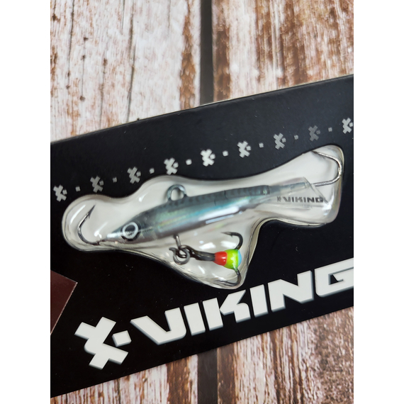 Балансир Viking Fishing Yeti Ice Jig 40mm 7.0g #14 Dark Mackerel, Размер/Вес: 40мм/7г, Колір балансиру: #14 Dark Mackerel, фото , изображение 5