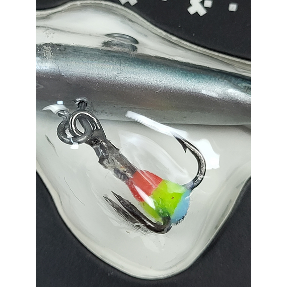 Балансир Viking Fishing Yeti Ice Jig 40mm 7.0g #14 Dark Mackerel, Размер/Вес: 40мм/7г, Колір балансиру: #14 Dark Mackerel, фото , изображение 8