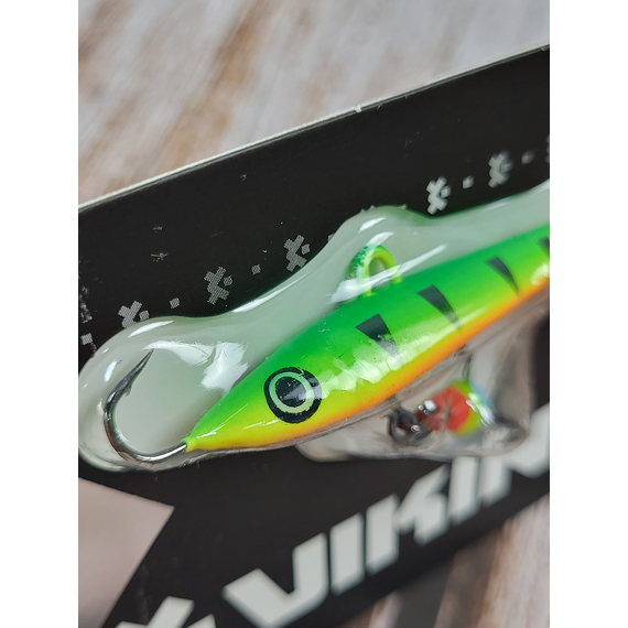 Балансир Viking Fishing Yeti Ice Jig 50mm 12.0g #04 Fire Perch, Розмір/Вага: 50мм/12г, Колір балансиру: #4 Fire Perch, фото , изображение 7