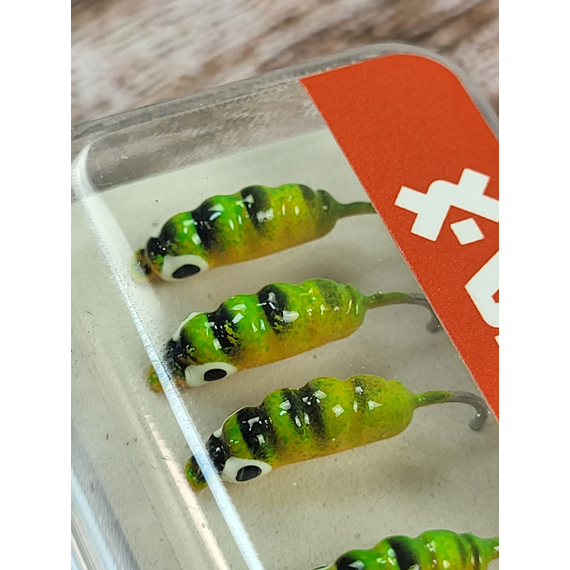 Мормишка вольфрамова Viking Fishing Shrimp 0.91g 9mm Hot3 (5шт), Размер/Вес: 9мм/0.91г, Колір мормишки: Hot3, фото , изображение 6