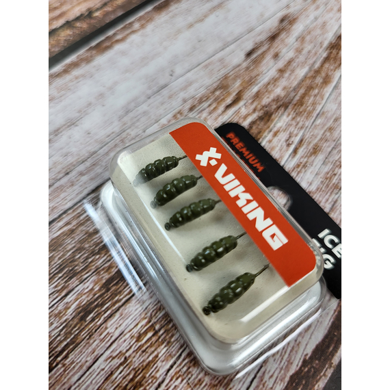 Мормишка вольфрамова Viking Fishing Shrimp 0.91g 9mm Olive (5шт), Размер/Вес: 9мм/0.91г, Колір мормишки: Olive, фото , изображение 5