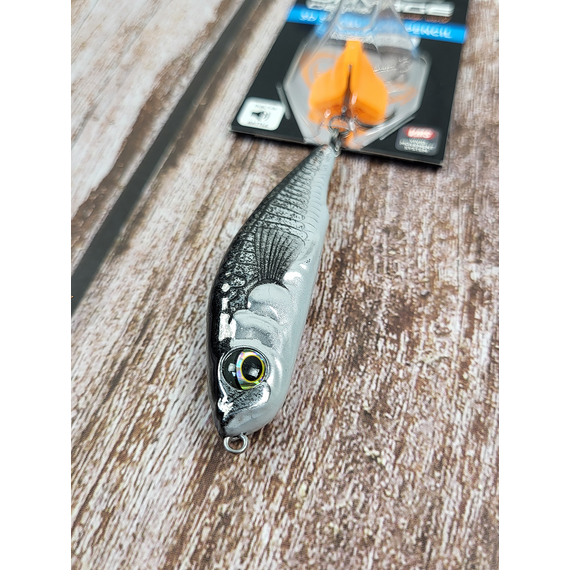 Воблер Savage Gear 3D Sticklebait Pencil 65S 65mm 10.5g Black Silver, Розмір/Вага: 65мм/10.5г, Колір воблера: Black Silver, фото , изображение 3