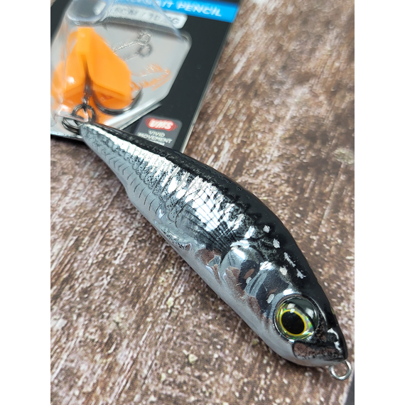 Воблер Savage Gear 3D Sticklebait Pencil 65S 65mm 10.5g Black Silver, Розмір/Вага: 65мм/10.5г, Колір воблера: Black Silver, фото , изображение 5