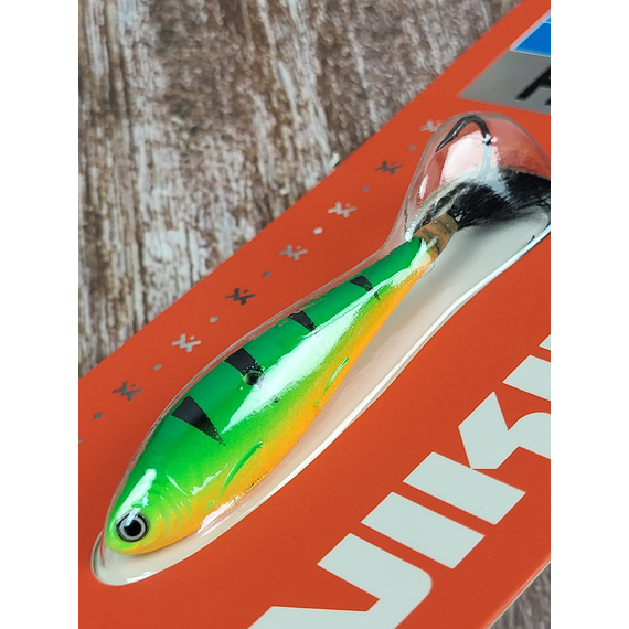 Бокоплав Viking Fishing Bobby 40mm 12.0g #04 Fire Perch, Розмір/Вага: 40мм/12г, Колір бокоплаву: #04 Fire Perch, фото , изображение 7