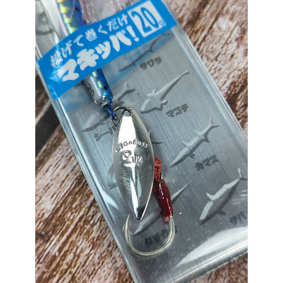 Тейл-спінер Megabass Makippa 20.0g Iwashi, Вага блешні: 20г, Колір блешні: Iwashi, фото , изображение 5