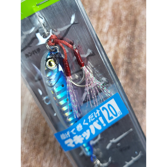 Тейл-спінер Megabass Makippa 20.0g Iwashi, Вага блешні: 20г, Колір блешні: Iwashi, фото , изображение 7