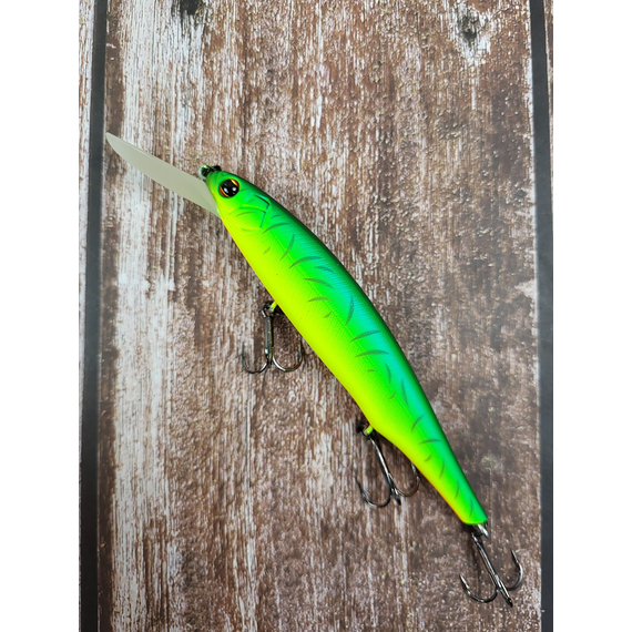 Воблер Imakatsu Diving Riprizer 110 Slow Rizer 112mm 19.0g #45 Matt Hot Tiger, Колір воблера: 45 Matt Hot Tiger, фото , изображение 4