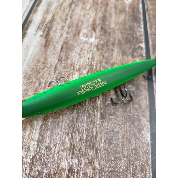 Воблер Imakatsu Diving Riprizer 110 Slow Rizer 112mm 19.0g #45 Matt Hot Tiger, Колір воблера: 45 Matt Hot Tiger, фото , изображение 5