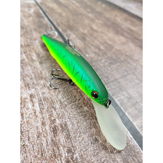 Воблер Imakatsu Diving Riprizer 110 Slow Rizer 112mm 19.0g #45 Matt Hot Tiger, Колір воблера: 45 Matt Hot Tiger, фото , изображение 6