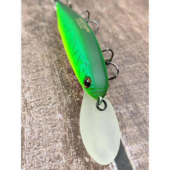 Воблер Imakatsu Diving Riprizer 110 Slow Rizer 112mm 19.0g #45 Matt Hot Tiger, Колір воблера: 45 Matt Hot Tiger, фото , изображение 10