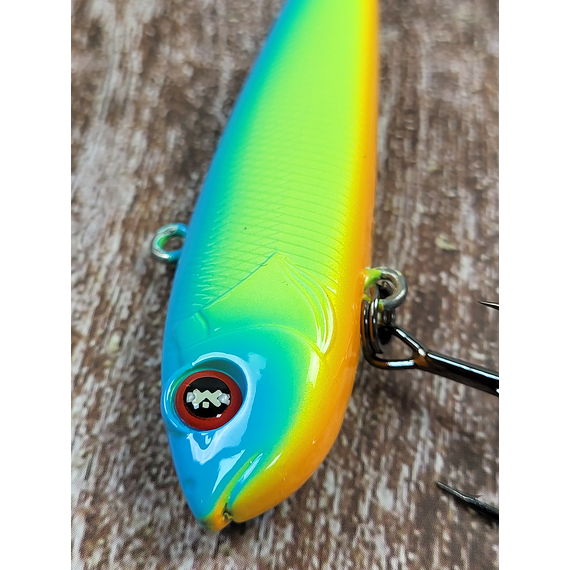 Зимний воблер Viking Fishing Outcast Vib HV 80мм 28g #01 Blue Parrot (зимняя приманка для ловли со льда), Выберите цвет: Blue Parrot, Размер/Вес: 80мм/32г, фото , изображение 6