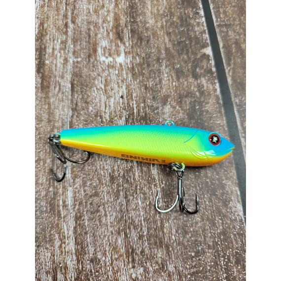 Зимний воблер Viking Fishing Outcast Vib HV 80мм 28g #01 Blue Parrot (зимняя приманка для ловли со льда), Выберите цвет: Blue Parrot, Размер/Вес: 80мм/32г, фото , изображение 8