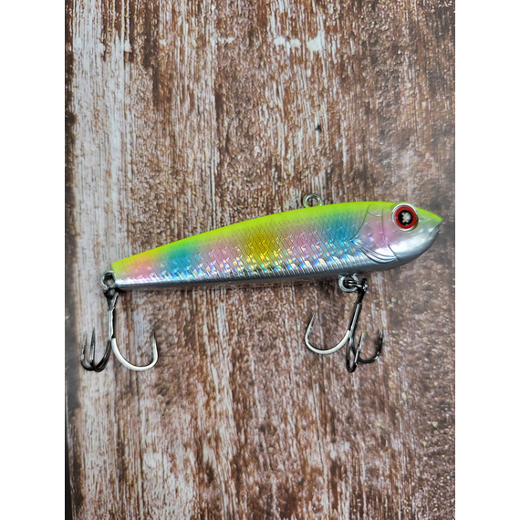 Зимний воблер Viking Fishing Outcast Vib HV 80мм 28g #15 Pine Legend (зимняя приманка для ловли со льда), Выберите цвет: Pine Legend, Размер/Вес: 80мм/32г, фото , изображение 4