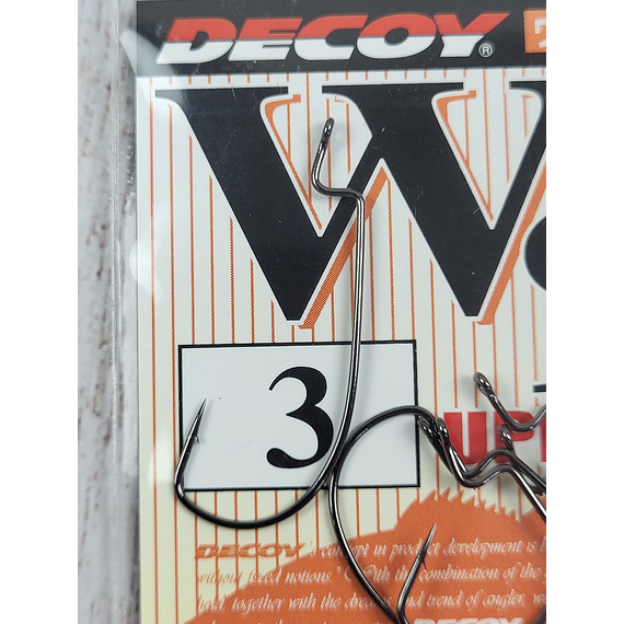 Крючок Decoy Worm9 Upper Cut #3 (9 шт/уп), фото , изображение 5