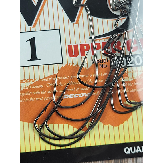 Крючок Decoy Worm9 Upper Cut #1 (9 шт/уп), фото , изображение 5