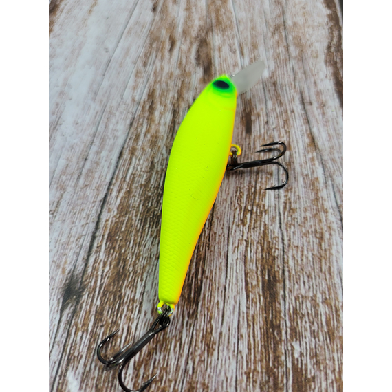 Воблер Jackall Squad Minnow 65SP 65mm, 5.8g, Mat Chart, Розмір/Вага: 65мм/5.8г, Колір воблера: Mat Chart, фото , изображение 9