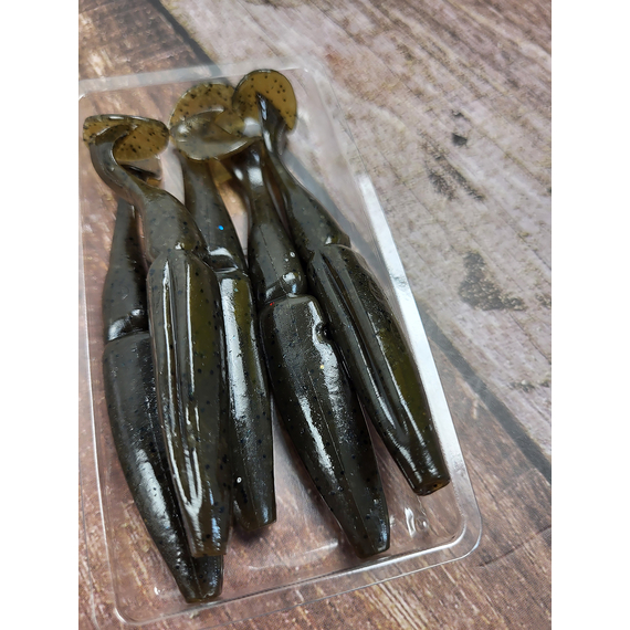 Силікон Select Shad Up 3.5" col.102 (5 шт/упак), Довжина силікону: 3.5" (8.89 см), Колір силікону: 102, фото , изображение 7