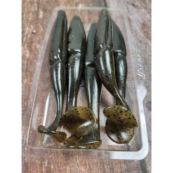 Силікон Select Shad Up 3.5" col.102 (5 шт/упак), Довжина силікону: 3.5" (8.89 см), Колір силікону: 102, фото , изображение 8