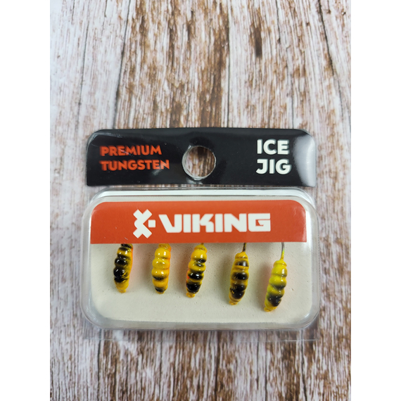 Мормишка вольфрамова Viking Fishing Shrimp 0.91g 9mm Hot2 (5шт), Размер/Вес: 9мм/0.91г, Колір мормишки: Hot2, фото , изображение 3