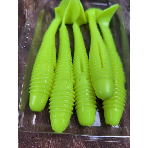 Силікон Select Fatfish 3.8" col.045 (5 шт/упак), Довжина силікону: 3.8" (9.65 см), Колір силікону: 045, фото , изображение 9