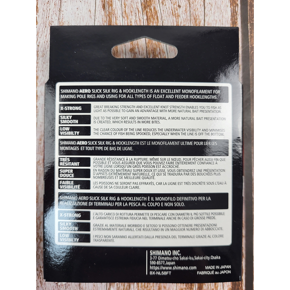 Жилка Shimano Aero Slick Silk Rig/Hooklength 100m 0.114mm 1.27kg, Діаметр: 0.114, фото , изображение 6
