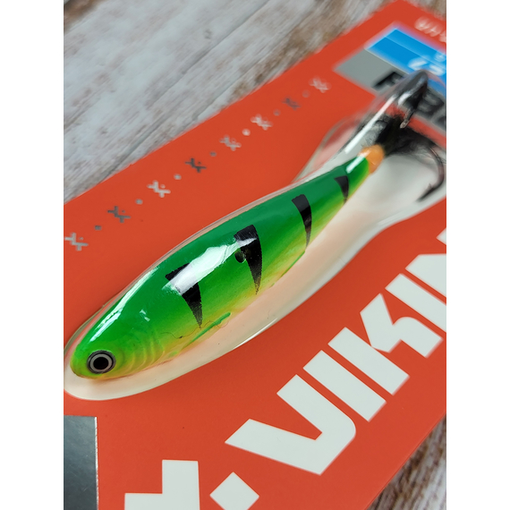 Бокоплав Viking Fishing Bobby 63mm 27.0g #04 Fire Perch, Розмір/Вага: 63мм/27г, Колір бокоплаву: #04 Fire Perch, фото , изображение 7