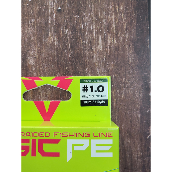 Шнур риболовний Select Basic PE 100m, 0.14mm, 15Lb/6.8kg, колір: темно-зелений, Діаметр: 0.14mm, Розмотування: 100m, Колір: темно-зелений, фото , изображение 6