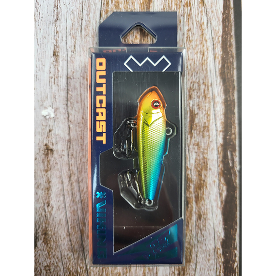 Зимний воблер Viking Fishing Outcast Vib 50mm 10.0g #11 Metal Clown (зимняя приманка для ловли со льда), Выберите цвет: Metal Clown, Размер/Вес: 50мм/10г, фото , изображение 2