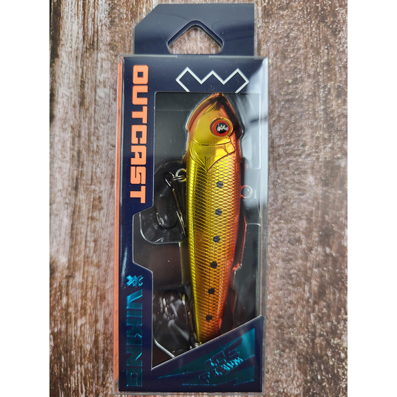 Зимний воблер Viking Fishing Outcast Vib HV 80мм 32g #02 Golden Brown (зимняя приманка для ловли со льда), Выберите цвет: Golden Brown, Размер/Вес: 80мм/32г, фото , изображение 2