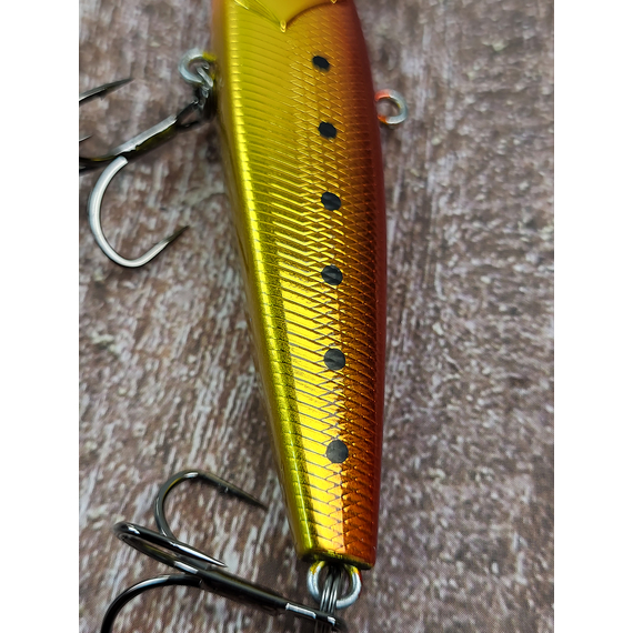 Зимний воблер Viking Fishing Outcast Vib HV 80мм 32g #02 Golden Brown (зимняя приманка для ловли со льда), Выберите цвет: Golden Brown, Размер/Вес: 80мм/32г, фото , изображение 9