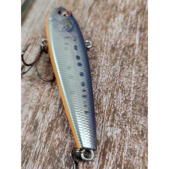 Зимовий воблер Viking Fishing Outcast Vib HV 80mm 32g #03 Alosa (зимова приманка для ловлі з льоду), Колір: Alosa, Розмір/Вага: 80мм/32г, фото , изображение 7
