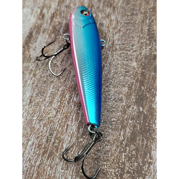 Зимний воблер Viking Fishing Outcast Vib HV 80mm 32g #05 Blue Back (зимняя приманка для ловли со льда), Выберите цвет: Blue Back, Размер/Вес: 80мм/32г, фото , изображение 10
