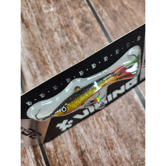 Балансир Viking Fishing Yeti Ice Jig 75mm 36.0g #10 Golden Dark, Размер/Вес: 75мм/36г, Цвет балансира: #10 Golden Dark, фото , изображение 6