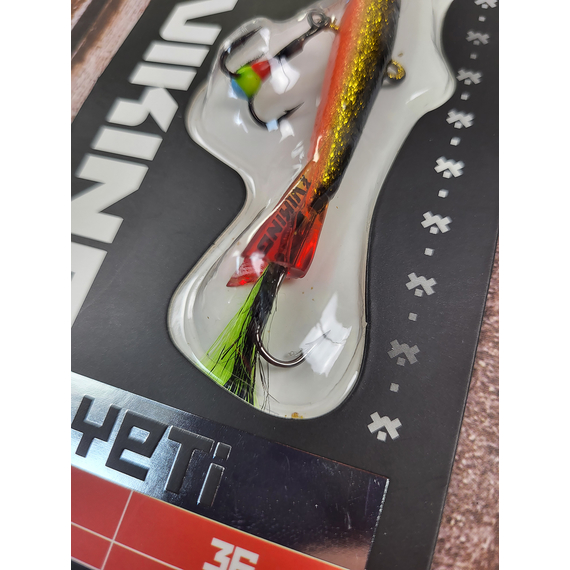 Балансир Viking Fishing Yeti Ice Jig 75mm 36.0g #10 Golden Dark, Размер/Вес: 75мм/36г, Цвет балансира: #10 Golden Dark, фото , изображение 9