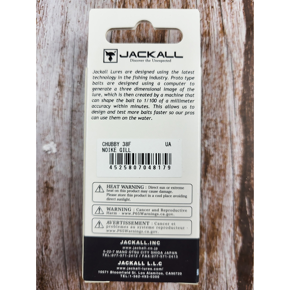 Воблер Jackall Chubby 38mm, 4гр, до 1м, Noike Gill, Размер/Вес: 38мм/4г, Цвет воблера: Noike Gill, фото , изображение 3