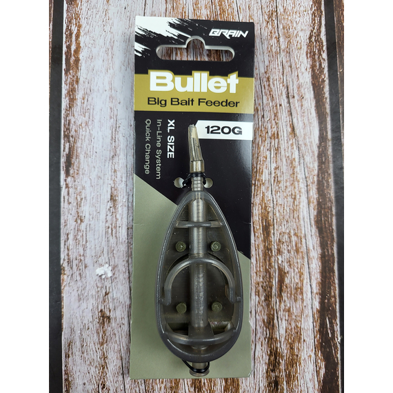 Кормушка Brain Bullet Big Bait Feeder XL 120g, Вес кормушки: 120 гр, Тип кормушки: Big Bait, фото , изображение 4
