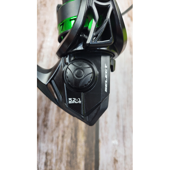 Котушка Select Reflex 2000S (2025) — низькопрофільна шпуля, 4+1 підшипник, 5.2:1, Размер шпули: 2000S, фото , изображение 10