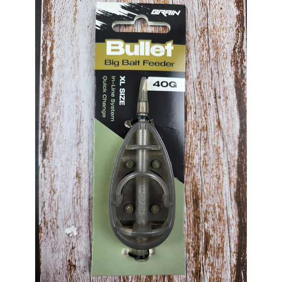 Кормушка Brain Bullet Big Bait Feeder XL 40g, Вес кормушки: 40 гр, Тип кормушки: Big Bait, фото , изображение 4