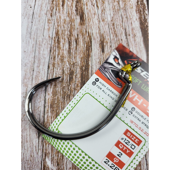 Гачок Select WH-93 #12/0 (2 шт / уп), Номер гачка, №: 12/0, фото , изображение 6