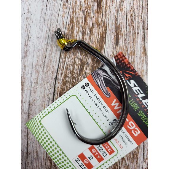 Гачок Select WH-93 #12/0 (2 шт / уп), Номер гачка, №: 12/0, фото , изображение 7