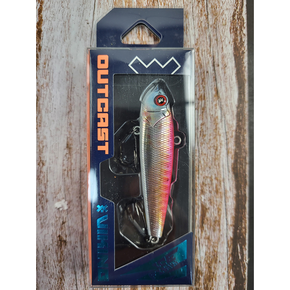 Зимний воблер Viking Fishing Outcast Vib HV 70мм 28g #07 Pink Minnow (зимняя приманка для ловли со льда), Выберите цвет: Pink Minnow, Размер/Вес: 70мм/28г, фото , изображение 2