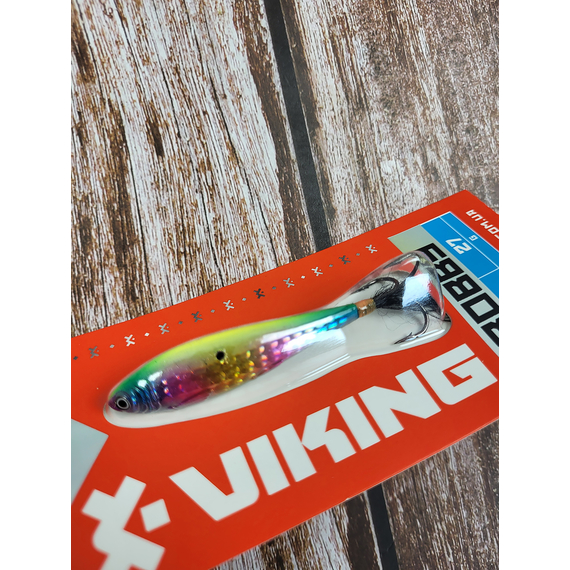 Бокоплав Viking Fishing Bobby 63mm 27.0g #16 European Values, Розмір/Вага: 63мм/27г, Колір бокоплаву: #16 European Values, фото , изображение 6