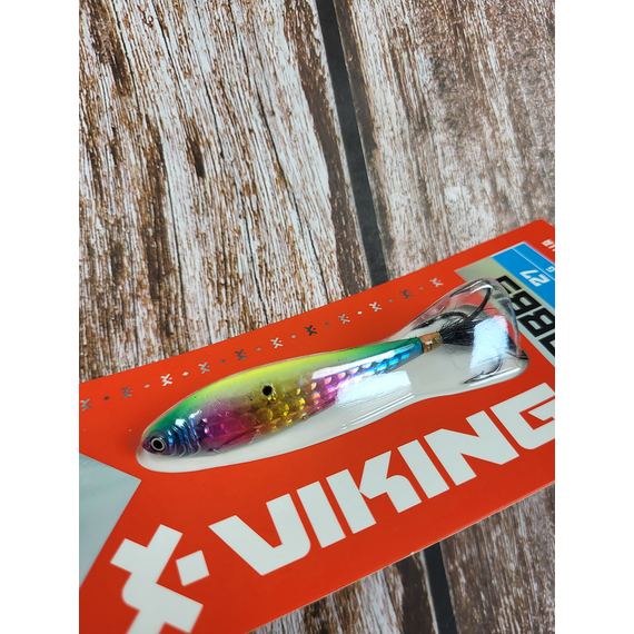 Бокоплав Viking Fishing Bobby 63mm 27.0g #16 European Values, Розмір/Вага: 63мм/27г, Колір бокоплаву: #16 European Values, фото , изображение 7