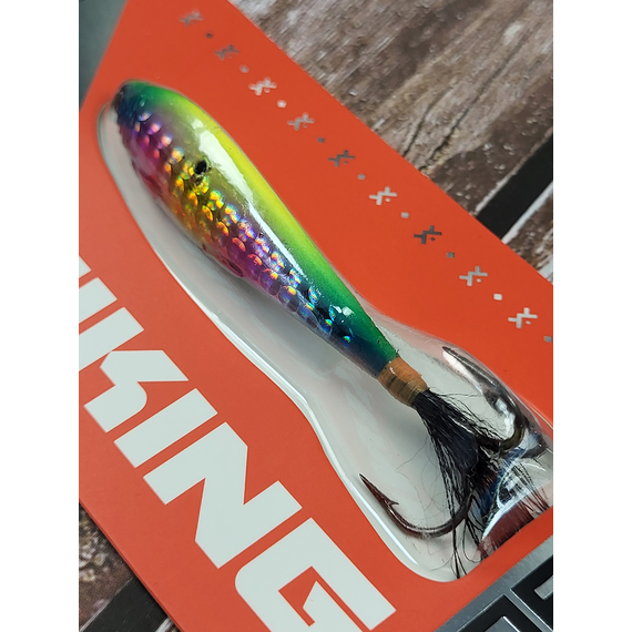 Бокоплав Viking Fishing Bobby 63mm 27.0g #16 European Values, Розмір/Вага: 63мм/27г, Колір бокоплаву: #16 European Values, фото , изображение 9