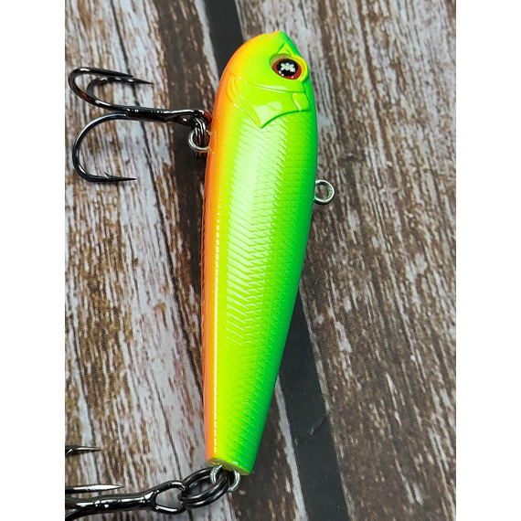 Зимовий воблер Viking Fishing Outcast Vib 60mm 12.0g #14 Green Parrot (зимова приманка для ловлі з льоду), Колір: Green Parrot, Розмір/Вага: 60мм/12г, фото , изображение 7