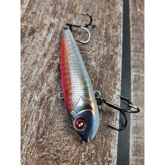 Зимовий воблер Viking Fishing Outcast Vib 70mm 21g #07 Pink Minnow (зимова приманка для ловлі з льоду), Колір: Pink Minnow, Розмір/Вага: 70мм/21г, фото , изображение 9