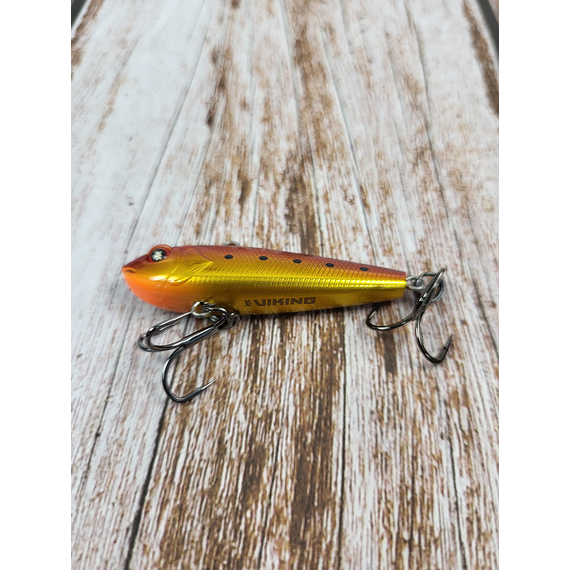 Зимний воблер Viking Fishing Outcast Vib 50mm 10.0g #02 Golden Brown (зимняя приманка для ловли со льда), Выберите цвет: Golden Brown, Размер/Вес: 50мм/10г, фото , изображение 5